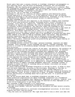 Eseja 'Knowledge Integration and Management', 1.