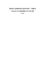 Referāts 'Mincu ģimenes lepnums - 3 dēli: Pauls, Vladimirs un Naums', 1.
