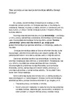 Konspekts 'Kas veicināja un kas kavēja demokrātijas attīstību Senajā Grieķijā', 1.