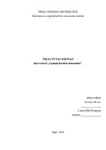 Referāts 'Peļņa un tās rādītāji', 1.