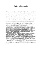 Eseja 'Saules mūžu Latvijai', 1.