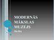 Prezentācija 'Modernās mākslas muzejs Ņujorkā', 1.