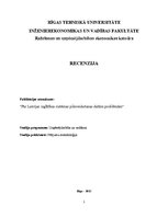Eseja 'Recenzija publikācijai. "Par Latvijas izglītības sistēmas pilnveidošanas dažām p', 1.