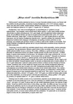 Eseja 'Ausekļa Baušķenieka simtgadei veltītā izstāde "Blēņu stāsti"', 1.