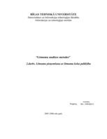Konspekts 'Lēmuma pieņemšana ar lēmumu koku palīdzību', 3.