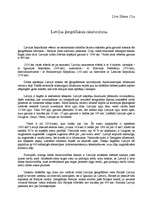 Konspekts 'Latvijas ģeogrāfiskais raksturojums', 1.