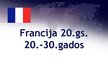 Prezentācija 'Francija. 20.gadsimta 20.-30.gadi', 1.