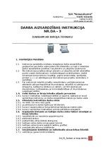 Paraugs 'Darba aizsardzības instrukcija darbam ar biroja tehniku', 1.