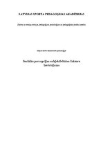 Konspekts 'Sociālās percepcijas subjektivitātes faktoru izvērtējums', 1.
