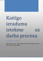 Paraugs 'Kaitīgo ieradumu ietekme uz darba procesu', 1.
