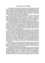 Eseja 'Every Cloud has a Silver Lining', 1.