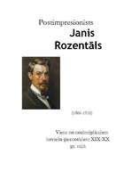 Referāts 'Janis Rozentāls', 1.