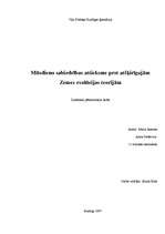 Referāts 'Mūsdienu sabiedrības attieksme pret atšķirīgajām Zemes evolūcijas teorijām', 1.