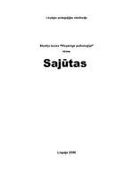 Referāts 'Sajūtas', 1.