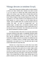 Referāts 'Vikingu devums un ietekme Eiropā', 1.