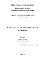 Referāts 'Ienākumu sadales problēmas Latvijā mūsdienās', 1.