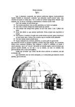 Konspekts 'Eskimosu mājoklis', 1.
