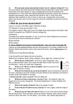 Konspekts 'Tourism and Traveling', 4.