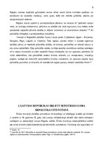 Referāts 'Latvijas Republikas ārpolitika: Ārlietu ministrijas loma', 8.