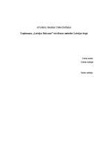 Referāts 'Uzņēmuma "Latvijas Balzams" virzīšanas metodes Latvijas tirgū', 1.