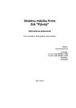 Biznesa plāns 'Skolēnu mācību firmas biznesa plāns', 1.