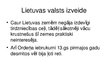 Prezentācija 'Lietuvas valsts izveidošanās un Lietuvas lielkunigaitija', 2.
