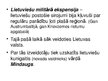 Prezentācija 'Lietuvas valsts izveidošanās un Lietuvas lielkunigaitija', 3.