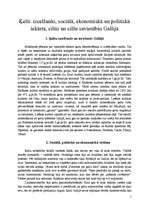 Konspekts 'Ķelti: izcelšanās, sociālā, ekonomiskā un politiskā iekārta, ciltis un cilšu sav', 1.