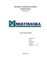 Referāts 'Multibanka', 1.