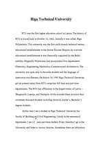 Eseja 'Riga Technical University', 1.