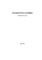 Konspekts 'Hantingtona slimība', 1.