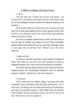 Referāts 'The Nature of Lexis', 5.