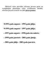 Referāts 'Civildienesta attīstība Latvijā', 8.