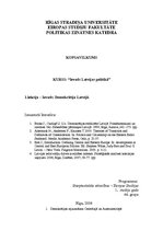 Konspekts 'Demokrātija Latvijā', 1.