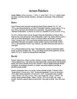 Konspekts 'Arturs Šniclers', 1.