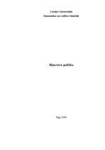 Referāts 'Monetārā politika', 1.