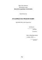 Prakses atskaite 'Biroja darba organizācija', 1.