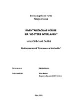 Diplomdarbs 'Kvalifikācijas darbs. Finanses un grāmatvedība', 1.