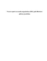 Referāts 'Vasaras sporta sacensību organizēšana 2012.gadā Rēzeknes pilsētas jauniešiem', 1.