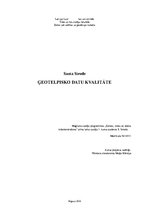 Konspekts 'Ģeotelpisko datu kvalitāte', 1.