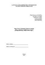 Referāts 'Biogrāfiskā intervija', 1.