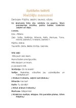 Konspekts 'Spēlēsim teātri', 1.