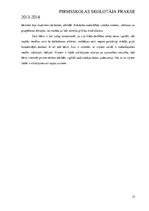 Prakses atskaite 'Pirmsskolas skolotāja prakse', 15.