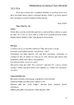 Prakses atskaite 'Pirmsskolas skolotāja prakse', 21.