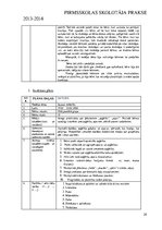 Prakses atskaite 'Pirmsskolas skolotāja prakse', 29.