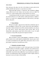 Prakses atskaite 'Pirmsskolas skolotāja prakse', 40.