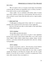 Prakses atskaite 'Pirmsskolas skolotāja prakse', 62.