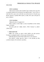 Prakses atskaite 'Pirmsskolas skolotāja prakse', 67.