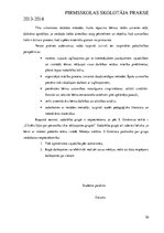 Prakses atskaite 'Pirmsskolas skolotāja prakse', 70.