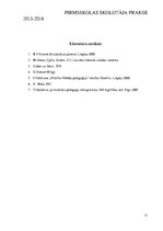 Prakses atskaite 'Pirmsskolas skolotāja prakse', 71.